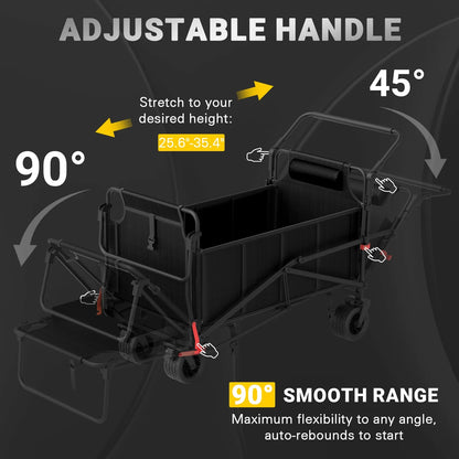 2-in-1 Multifunctional Folding Wagon Car