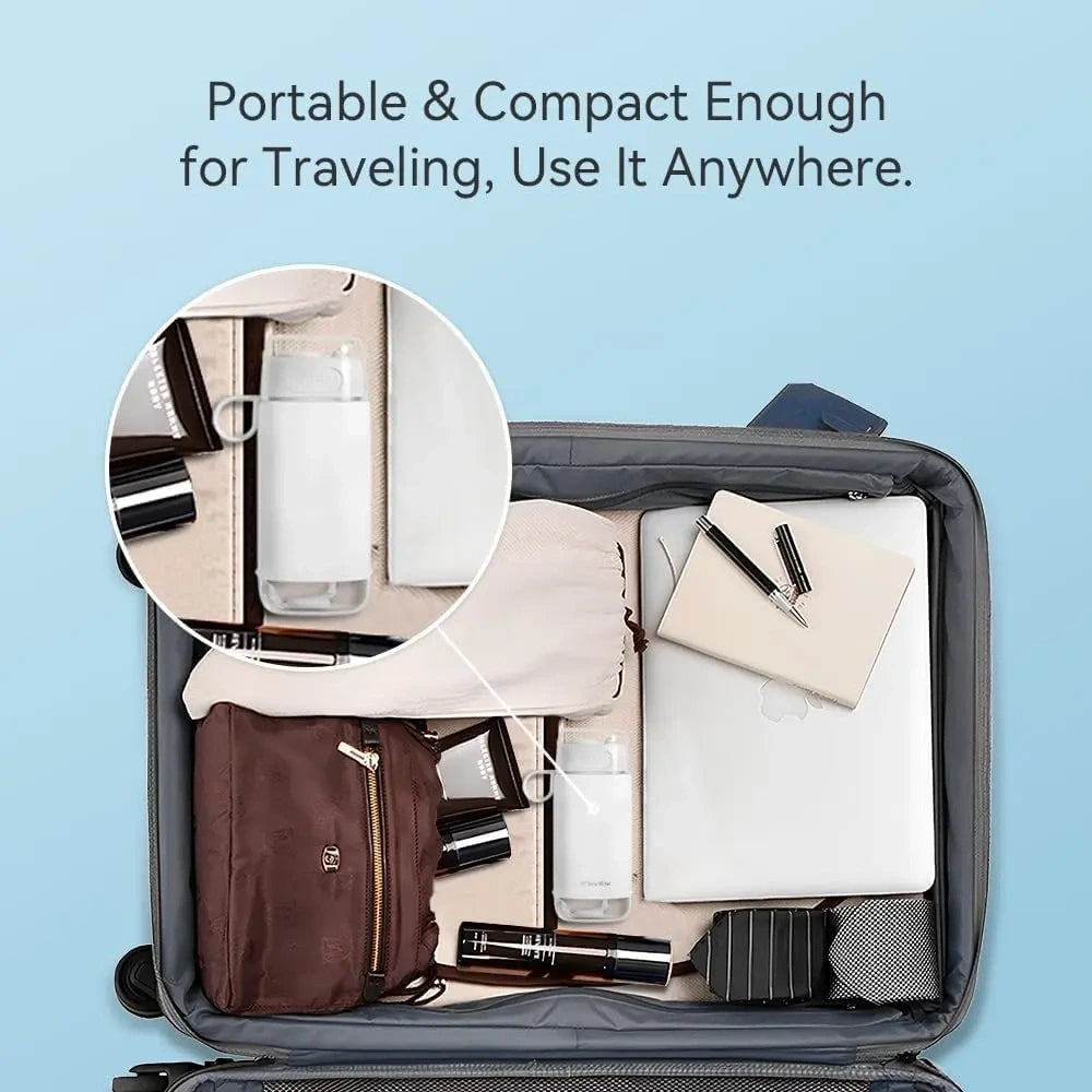 Portable cordless oral irrigator, equipped with a 5-megapixel 1080p camera with a built-in camera.