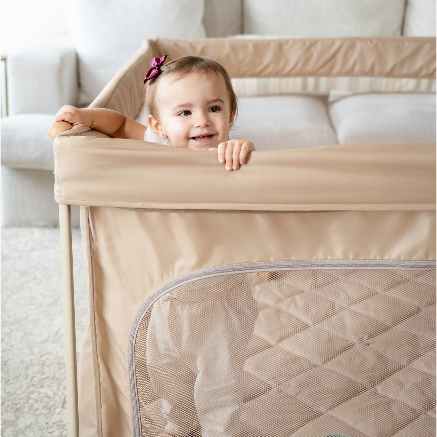 Baby playpen bed