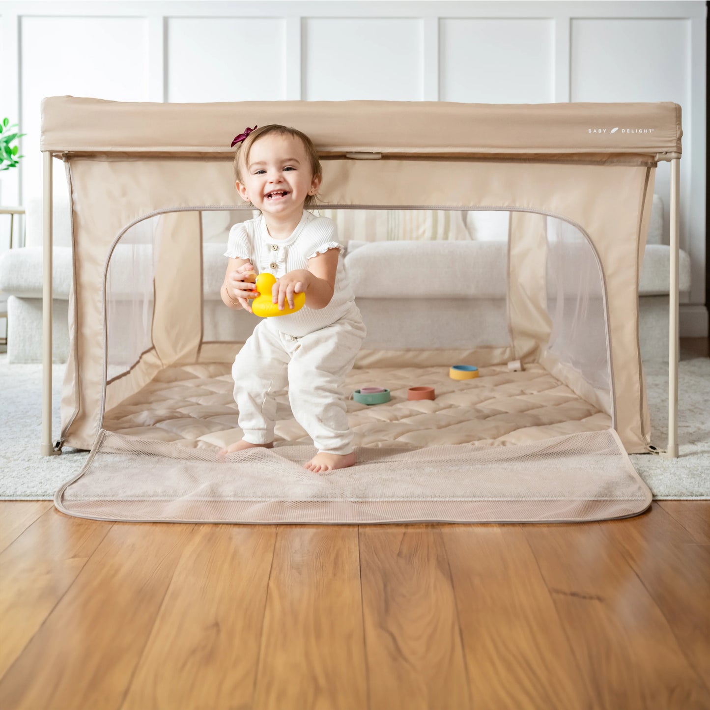 Baby playpen bed
