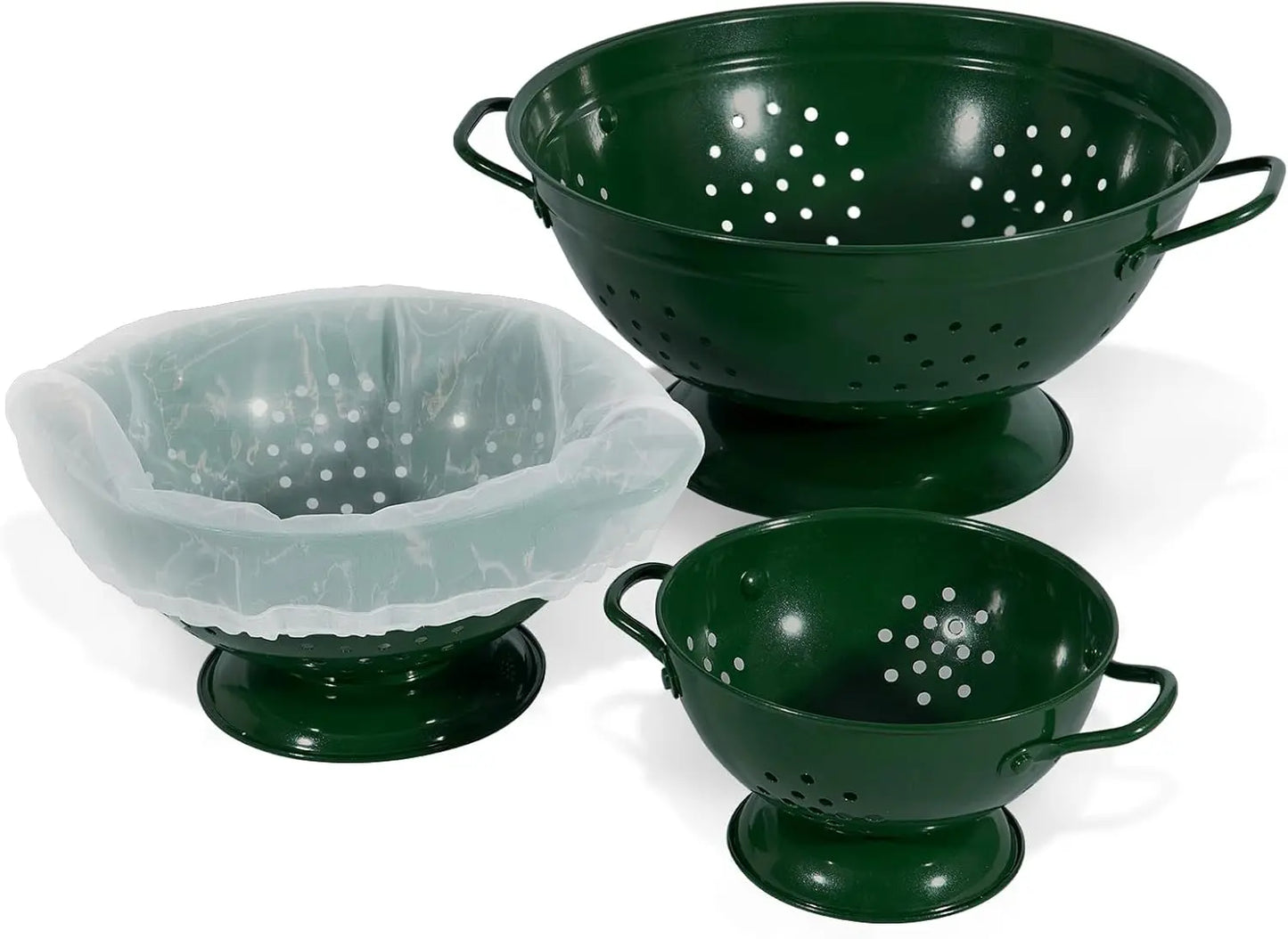 3-Piece Metal Strainer Set