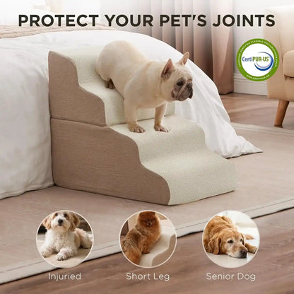 Stairs for a pet bed