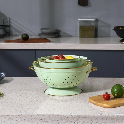 3-Piece Metal Strainer Set