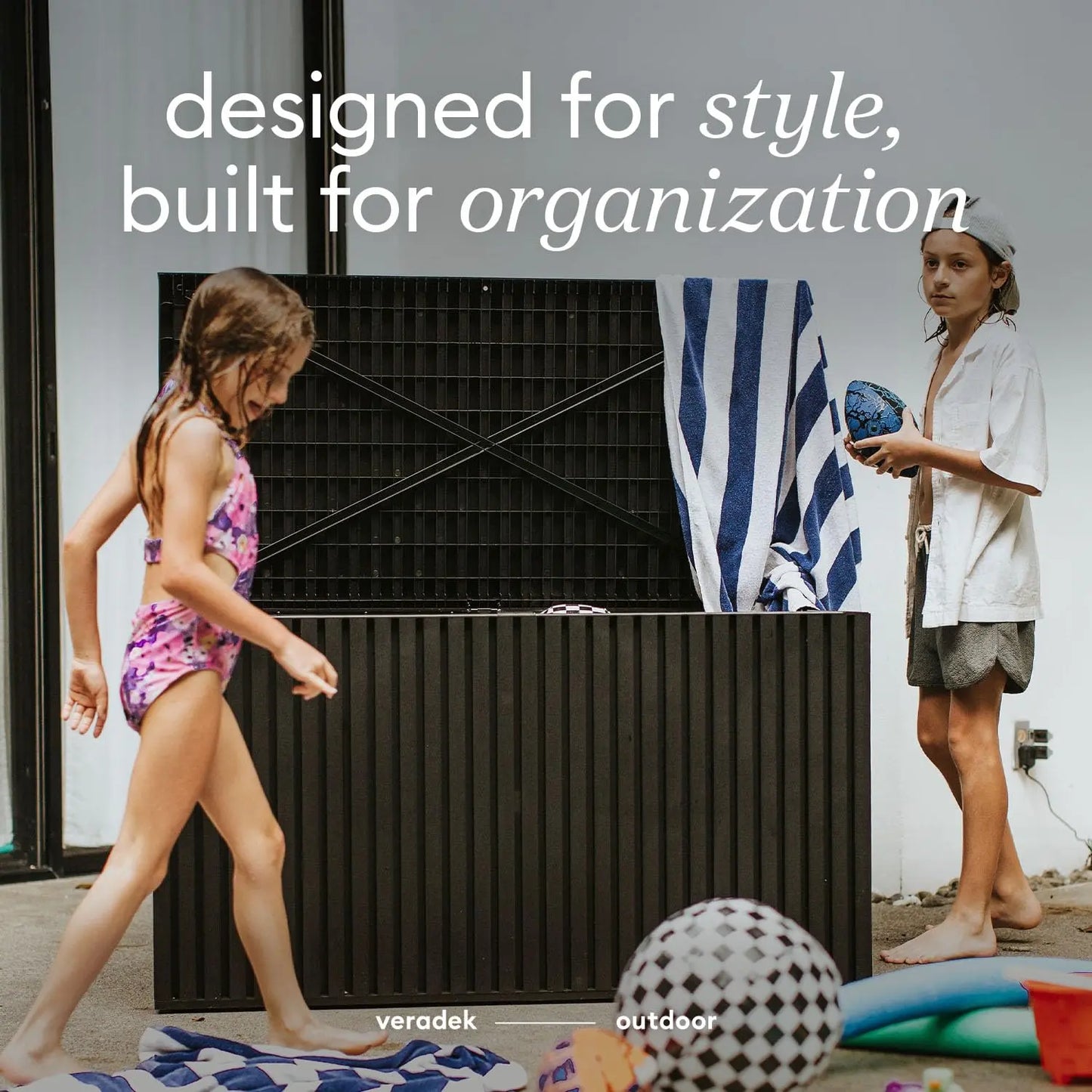 120-Gallon Multi-Purpose Storage Container | Lockable Storage Container