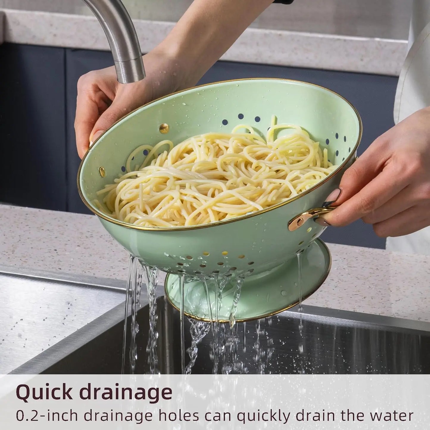 3-Piece Metal Strainer Set