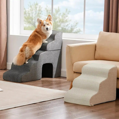 Stairs for a pet bed