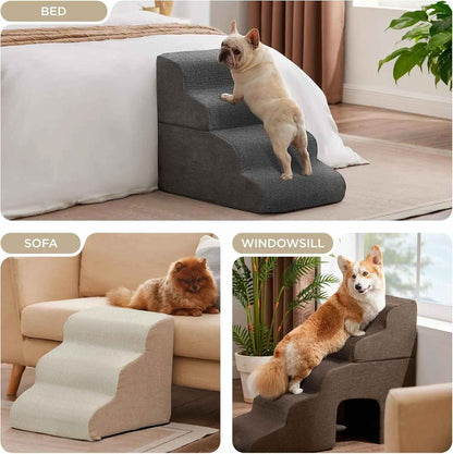 Stairs for a pet bed