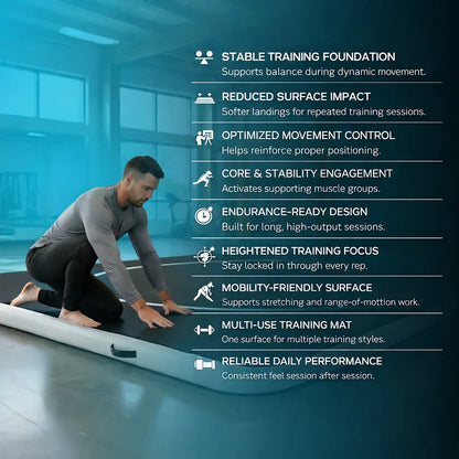 Can be used as a training mat for gyms and fighters