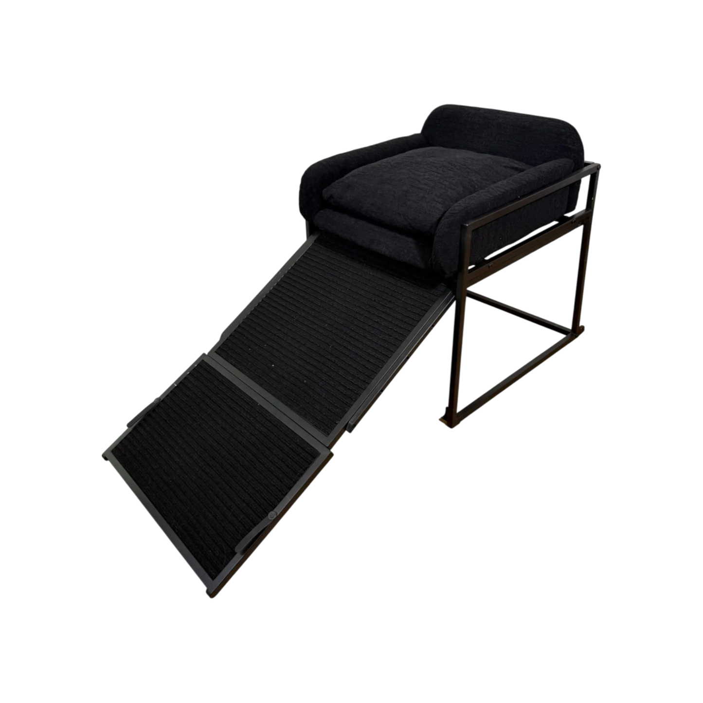 Pet Office Chair: Black Boucle
