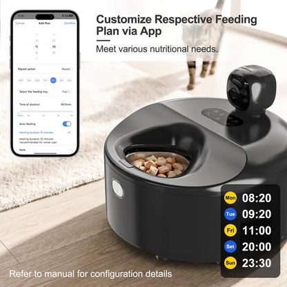 Automatic Cat Food Dispenser with Semiconductor Cooling Technology