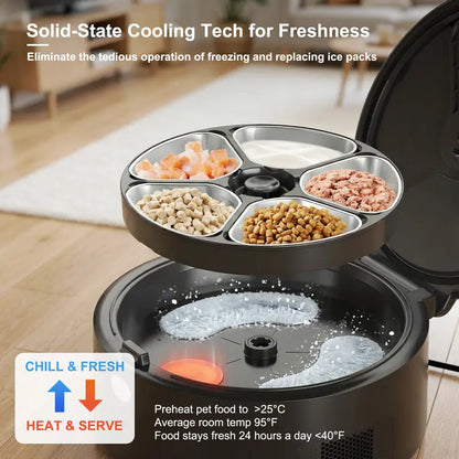 Automatic Cat Food Dispenser with Semiconductor Cooling Technology