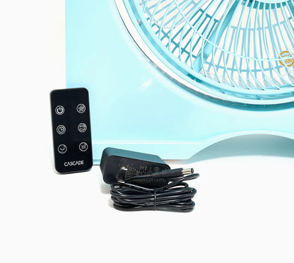 12" Cordless Rechargeable Fan with Remote
