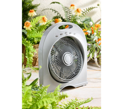 12" Cordless Rechargeable Fan with Remote