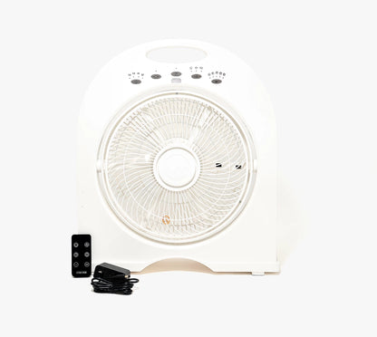 12" Cordless Rechargeable Fan with Remote