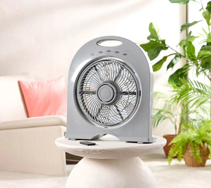 12" Cordless Rechargeable Fan with Remote